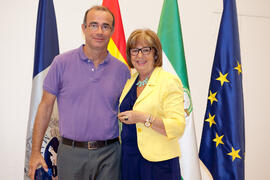 Homenaje al personal que cumple 25 años al servicio de la Universidad de Málaga y personal jubilado. Paraninfo. Julio de 2014