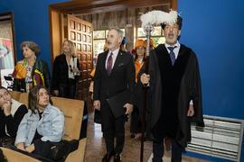 Comitiva académica. Investidura de Emilia Casas Baamonde como Doctora "Honoris Causa" por la Facultad de Derecho de la Universidad de Málaga. Paraninfo. Noviembre de 2022