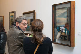 Inauguración de la exposición de Lorenzo Saval. Rectorado. Enero de 2008