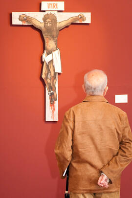 Inauguración de la exposición "Eugenio Chicano. Cofrade" en el Museo de la Semana Santa de Málaga. Noviembre de 2011
