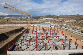 Construcción del Instituto de Hortofruticultura Subtropical y Mediterránea. Campus de Teatinos. Octubre de 2015