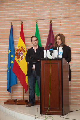 Presentación de spots en el 3º Campus Audiovisual de la Universidad de Málaga: Creatividad Publicitaria. Facultad de Ciencias de la Comunicación. Octubre de 2009