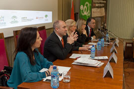 Inauguración de las VIII Jornadas Andaluzas de Enseñanza de Economía y entrega de premios de las VII Olimpiadas de Economía. Facultad de Ciencias Económicas y Empresariales. Febrero de 2015