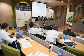 Encuentro de rectores de Brasil, Portugal y España: Creación de empresas de base tecnológica. Edificio del Rectorado. Octubre de 2015