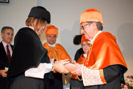 Investidura como Doctor "Honoris Causa" de D. Jaime Gil Aluja por la Facultad de Económicas de la Universidad de Málaga. Paraninfo. Noviembre de 2014