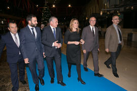 Llegada de autoridades. Momentos previos al acto del 25 Aniversario del Parque Tecnológico de Andalucía. Palacio de Ferias y Congresos de Málaga. Noviembre de 2017