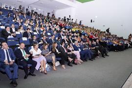 Público asistente al solemne Acto de Apertura del Curso Académico 2022/2023 de las Universidades Andaluzas. Escuela Técnica Superior de Ingeniería Informática y Telecomunicaciones. Septiembre de 2022