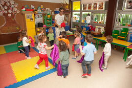En clase. Escuela Infantil Francisca Luque. Campus de Teatinos. Mayo de 2014