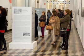 Inauguración de la exposición "Málaga 1963. Una mirada fotográfica a la ciudad de hace 50 años", en la Térmica. Febrero de 2014
