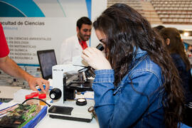Jornadas de Puertas Abiertas de la Universidad de Málaga. Complejo Polideportivo Universitario. Abril de 2013