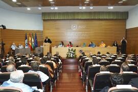 Discurso de Teodomiro López. Investidura como "Doctores Honoris Causa" de Antonio García Berrio y Pilar Palomo Vázquez por la Facultad de Filosofía y Letras de la Universidad de Málaga. Edificio del Rectorado. Junio de 2024