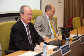 Antoni Giró Roca. Encuentro con rectores españoles en el X Pleno del Consejo Universitario Iberoamericano (CUIB). Rectorado. Marzo de 2012