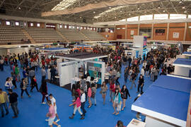 Jornadas de Puertas Abiertas de la Universidad de Málaga. Complejo Polideportivo Universitario. Abril de 2013