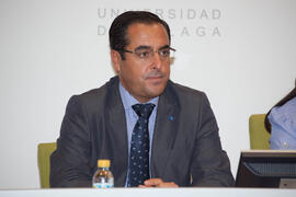 Presentación de Fernando Ocaña como nuevo director del Fancine. Rectorado. Septiembre de 2010