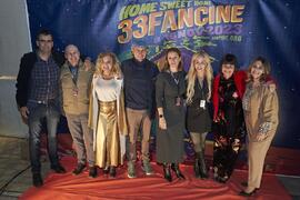 Grupo en photocall. Inauguración de la 33ª edición de Fancine de la Universidad de Málaga. Cine Albéniz. Noviembre de 2023