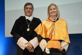 Toma de posesión de Susana Cabrera Yeto como nueva Vicerrectora de Proyectos Estratégicos, Relaciones Institucionales y Bienestar Universitario de la Universidad de Málaga. Paraninfo. Marzo de 2024