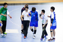 Partido Japón - Corea del Sur. Categoría masculina. Campeonato del Mundo Universitario de Balonmano. Antequera. Julio de 2016