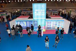 Jornadas de Puertas Abiertas de la Universidad de Málaga. Complejo Polideportivo Universitario. Abril de 2014