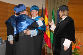 Investidura como Doctor "Honoris Causa" de D. Antonio García-Bellido por la Facultad de Ciencias de la Universidad de Málaga. Rectorado. Marzo de 2015
