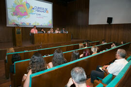 Mesa redonda: "Periodismo deportivo en la actualidad". Curso "Información y Comunicación". Cursos de Verano de la Universidad de Málaga. Ronda. Julio de 2018