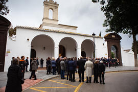Entierro de Eugenio Chicano. Cementerio de Vélez-Málaga. Noviembre de 2019