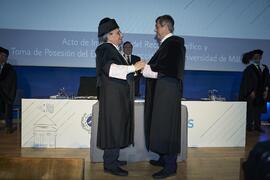 Toma de posesión del Rector de la Universidad de Málaga. Paraninfo. Marzo de 2024