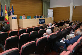 Intervención de Peter Tempel. Inauguración del XXVI Encuentro Anual de la Asociación Von Humboldt de España. Edificio del Rectorado. Septiembre de 2017