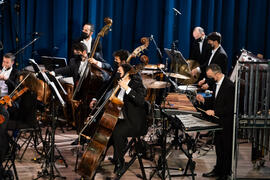 Concierto de Bandas Sonoras de la 30 edición de Fancine de la Universidad de Málaga. Auditorio de la Escuela Técnica de Ingeniería de Telecomunicaciones e Informática. Noviembre de 2020