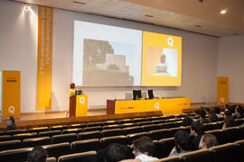 Núria Vila Costa. Presentación del proyecto "Taller para un pintor". V Foro Arquia/Próxima 2016: Futuro Imperfecto. Paraninfo. Octubre de 2016