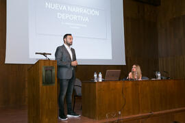 Ponencia de Antonio Esteva sobre periodismo deportivo. Curso "Información y Comunicación". Cursos de Verano de la Universidad de Málaga. Ronda. Julio de 2018