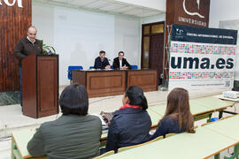 Graduación de los alumnos del CIE de la Universidad de Málaga. Centro Internacional de Español. Febrero de 2015