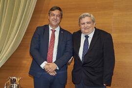 Toma de posesión de Francisco Javier Boned Purkiss como nuevo Vicerrector Adjunto de Infraestructuras de la Universidad de Málaga. Edificio del Rectorado. Abril de 2024