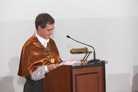 Joaquín Luque. Acto Conmemorativo de los 40 años de la Universidad de Málaga. Escuela Técnica Superior de Ingeniería Informática. Diciembre de 2012