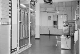 Interior de la central telefónica. Málaga. Diciembre de 1963