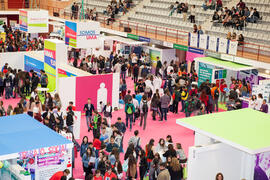 Jornadas de Puertas Abiertas de la Universidad de Málaga. Complejo Polideportivo Universitario. Abril de 2016