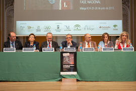 Inauguración de las jornadas. Olimpiada Española de Economía, Fase Nacional. Sala Unicaja de Conciertos María Cristina. Málaga. Junio de 2015