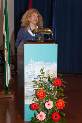 María Marcela González Gross. Panel de expertos del 4º Congreso Internacional de Actividad Físico-Deportiva para Mayores. Escuela Técnica Superior de Ingeniería Informática y Telecomunicaciones. Marzo de 2011