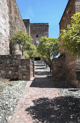 Málaga. Alcazaba. Exterior